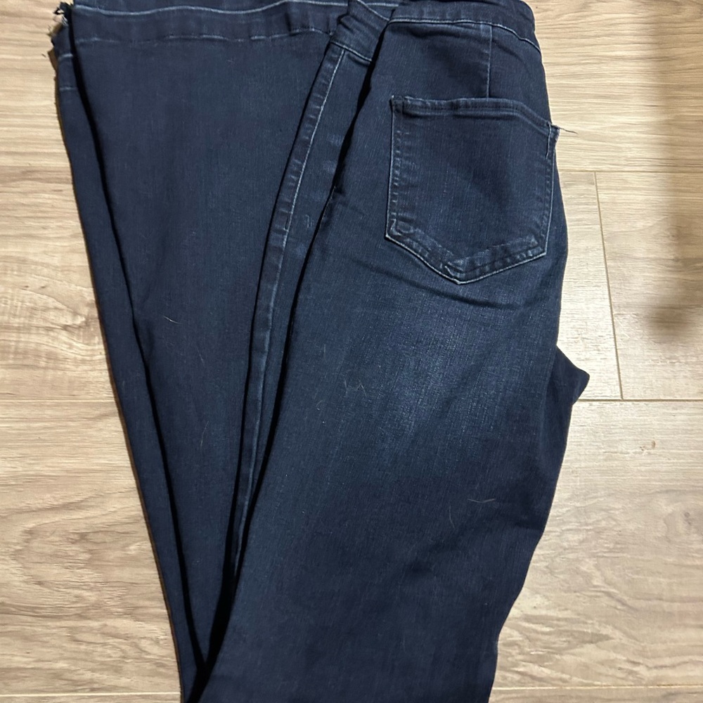 Women’s dark wash flare